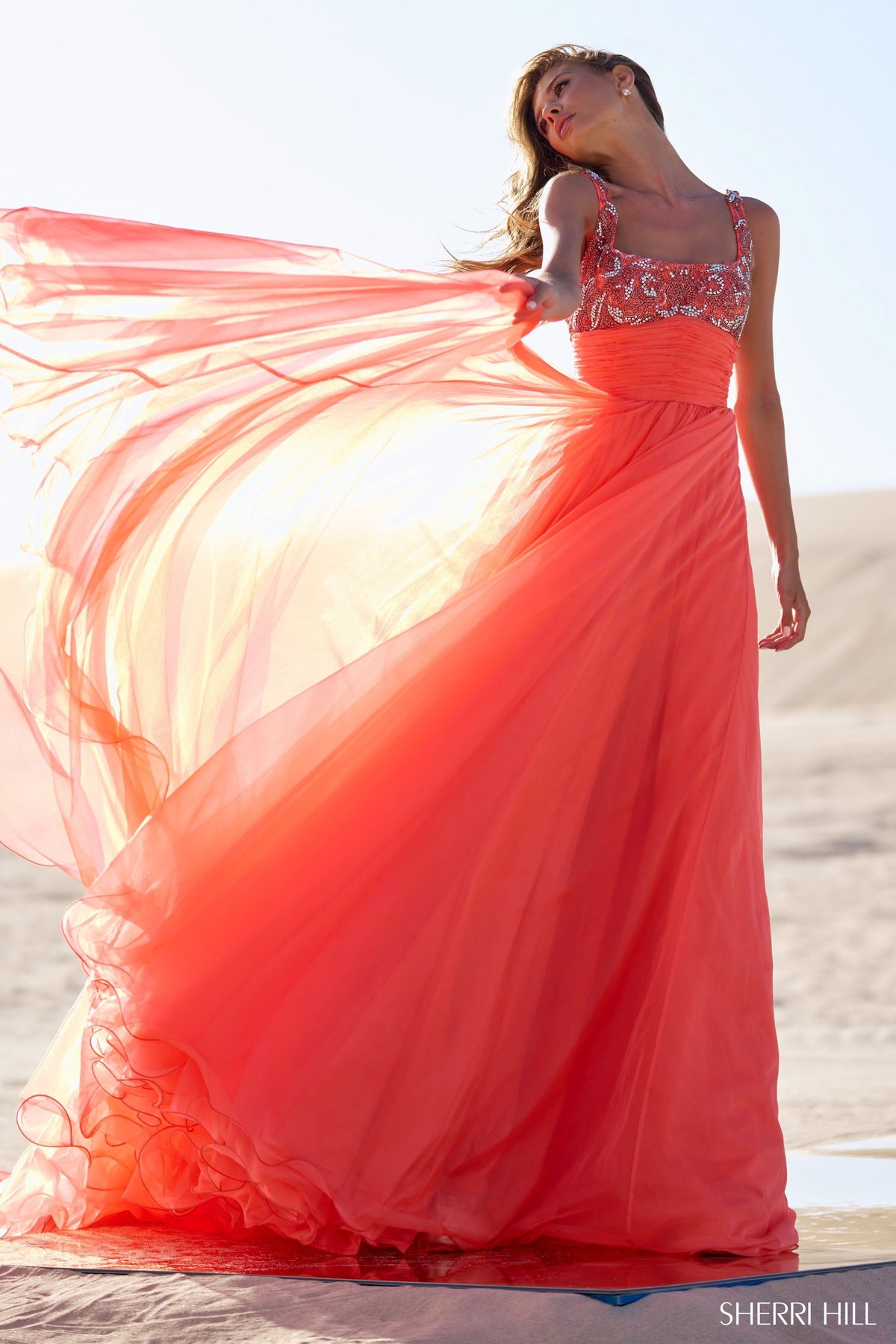 Sherri Hill 56141 organza ball gown
