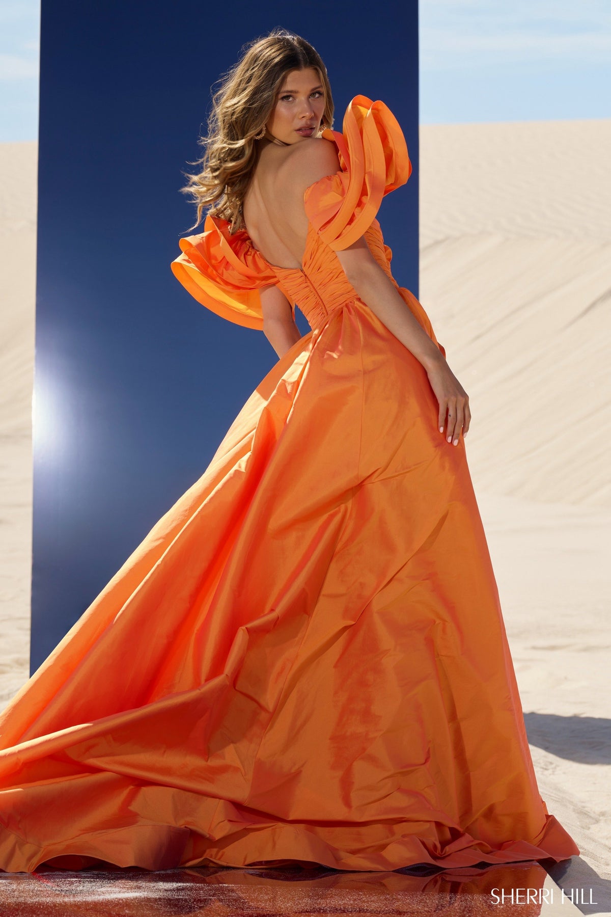 Sherri Hill 56743 taffeta A-line gown
