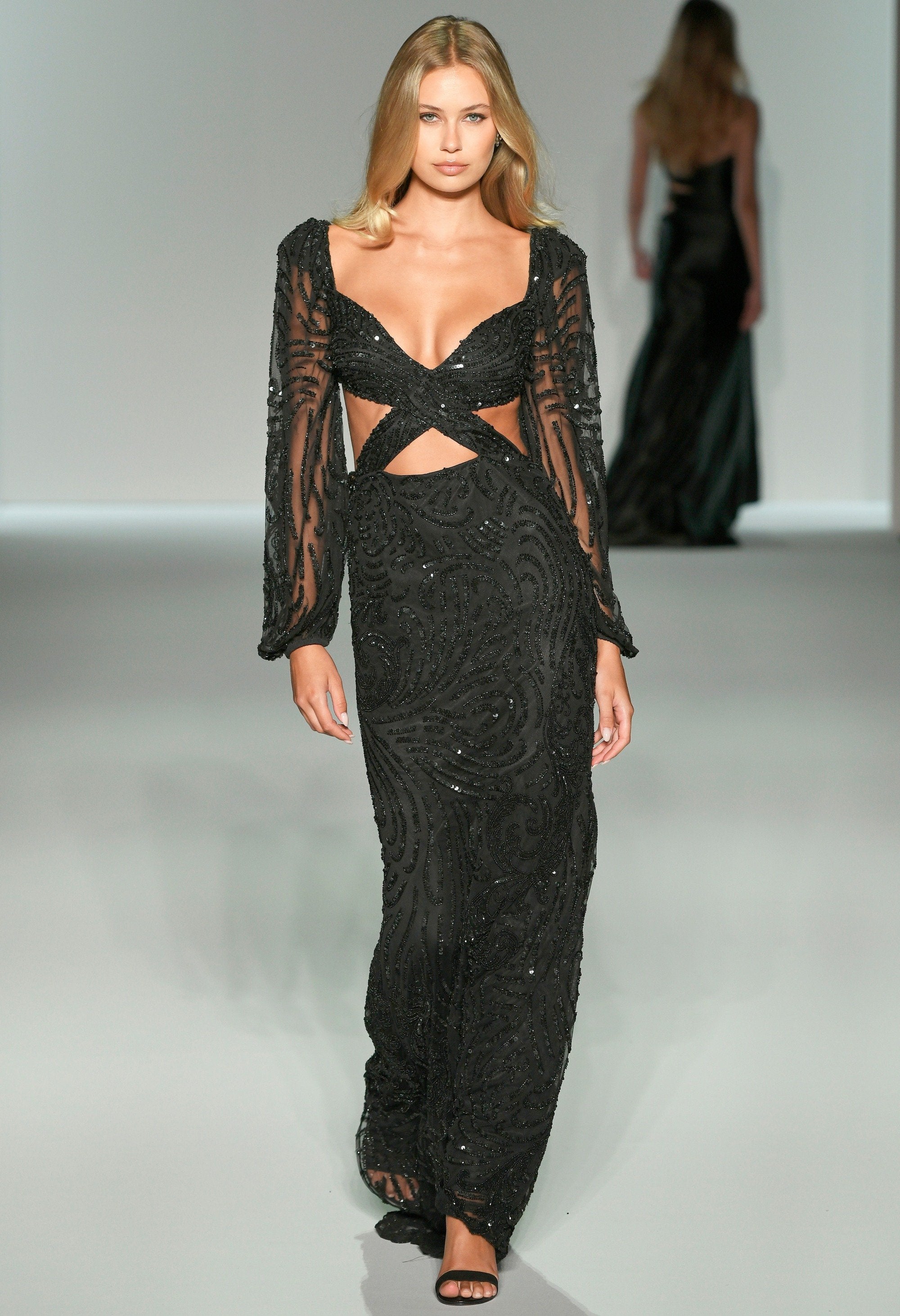【未使用級】25SS PEACOCK TAIL LACE ドレス 近年モデル Buy dress style № 57081 designed by SherriHill