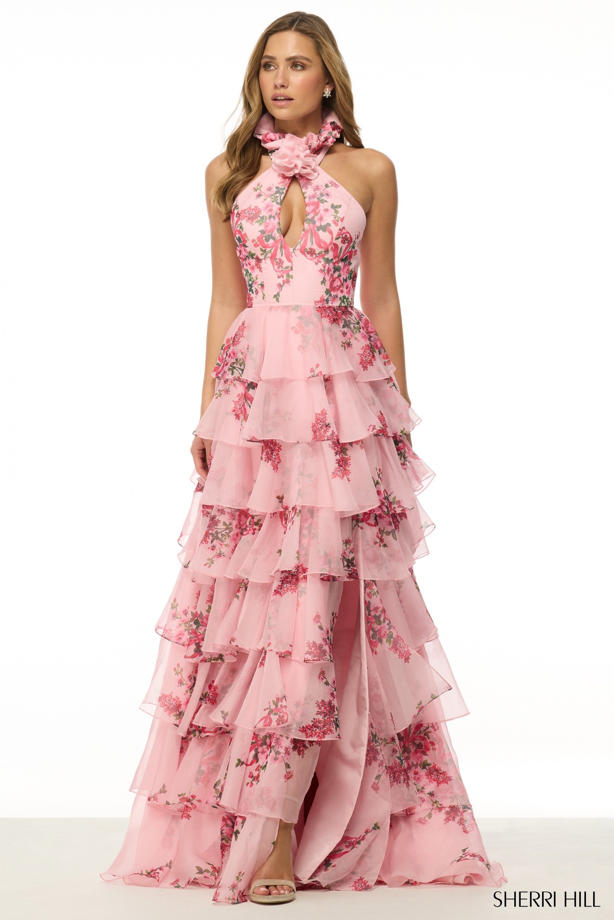 Sherri Hill 57251 | Floral Print Gown