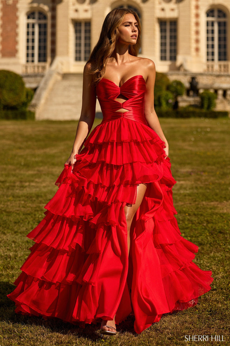 sherri hill red long dress Buy style № 57705 designed by SherriHill Color:MUSHROOM Here Are The First Bright Pink. Brand_DKNY