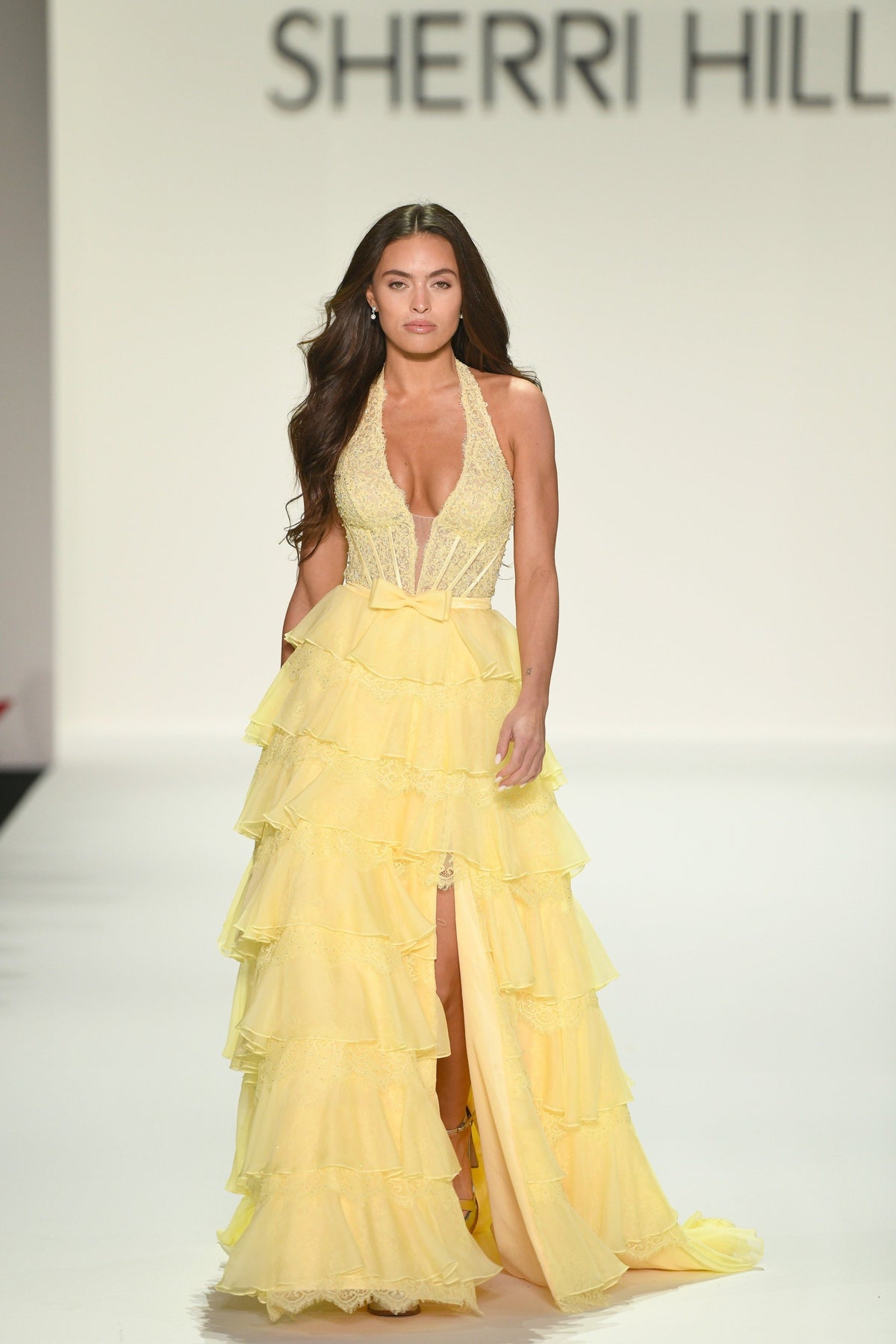 Sherri Hill 57940 halter A-line gown