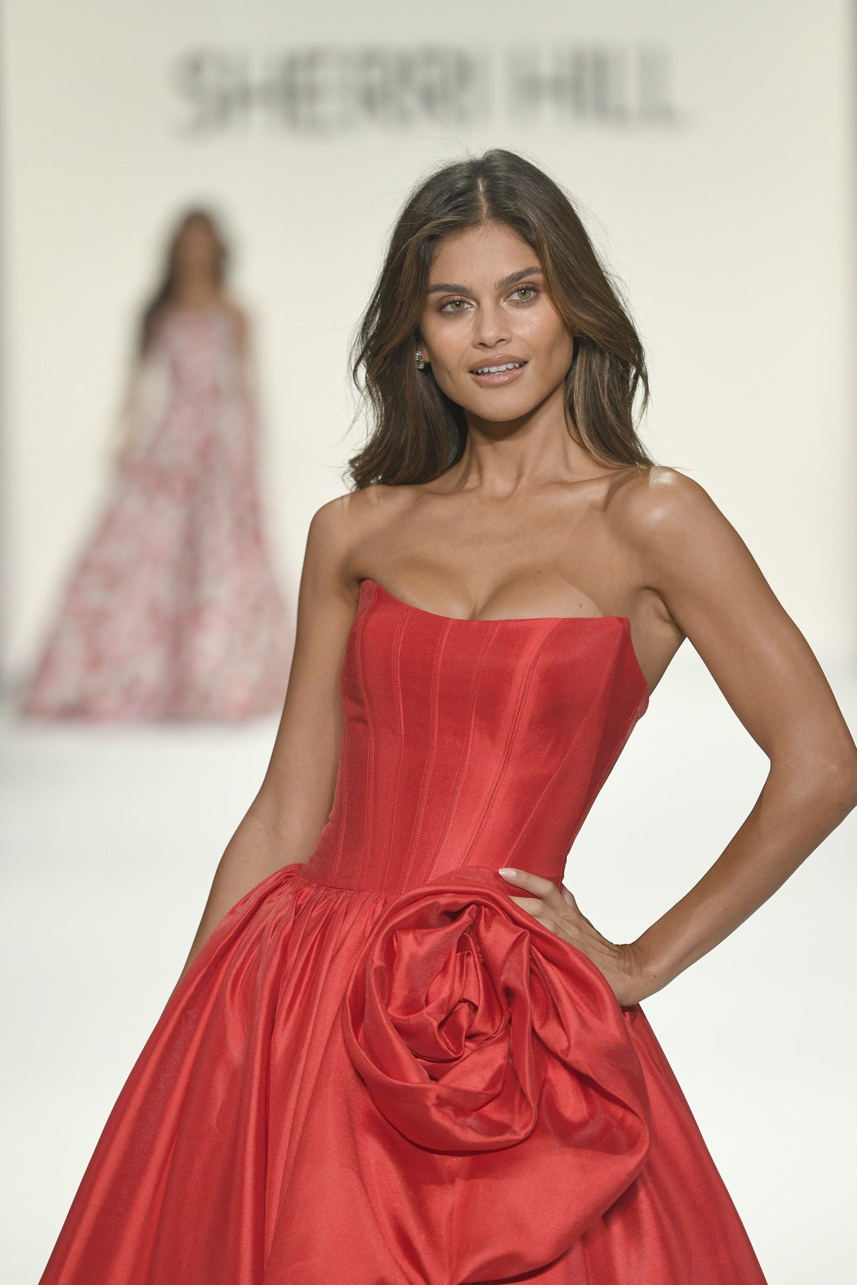 Sherri Hill 57778 strapless ballgown