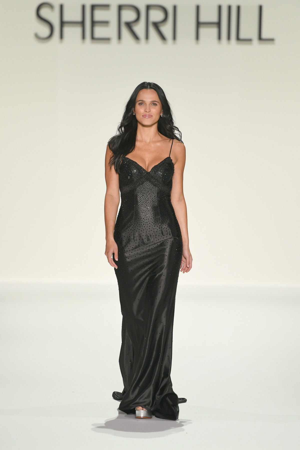 Sherri Hill 57821 hot stone slip dress