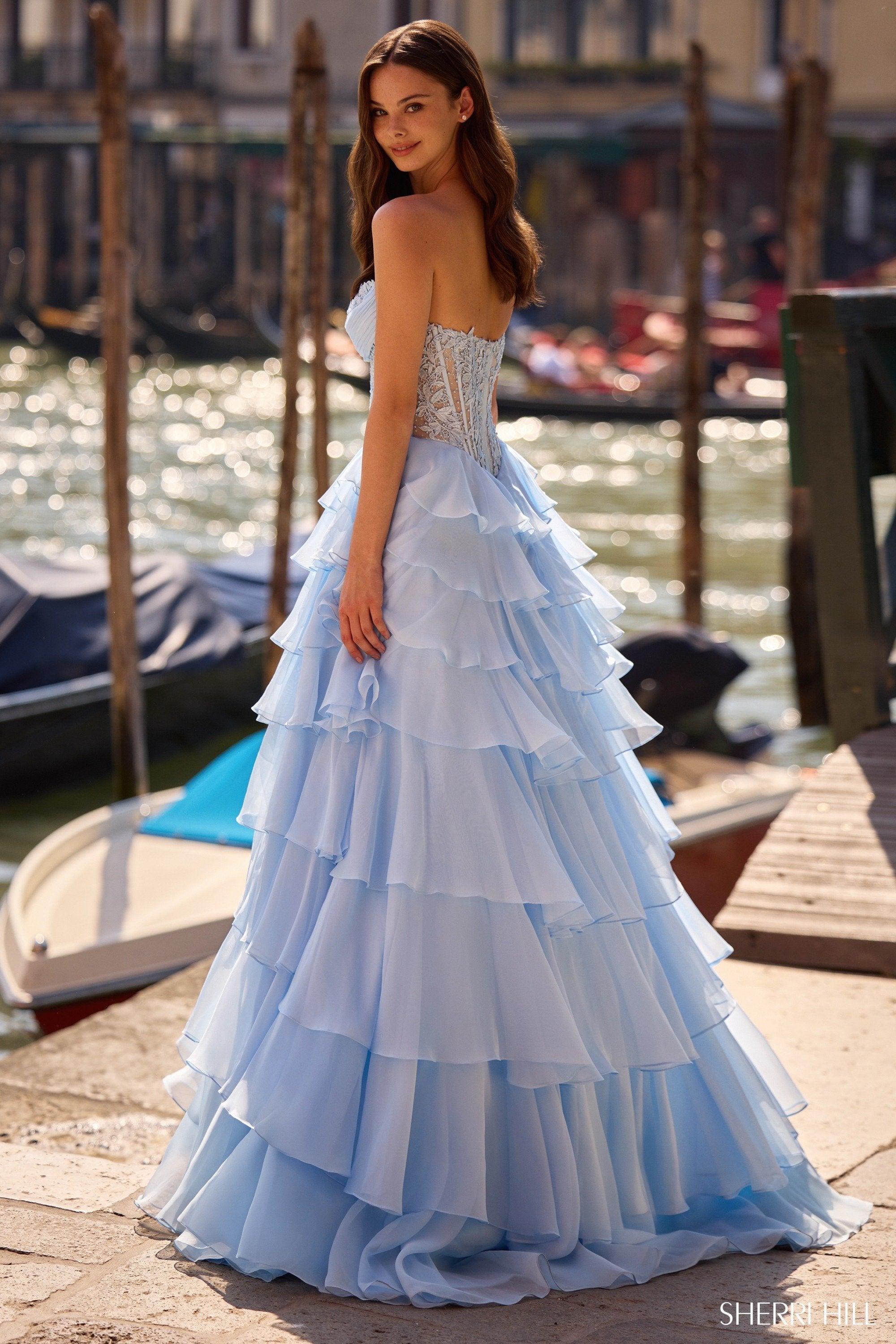 Prom Dress Sherri Hill 50842 Sherri Hill Strapless Lace-up Back Prom Dress 56932 Prom Dress Sherri Hill 50842 Sherri Hill Strapless Lace-up Back Prom Dress 56932
