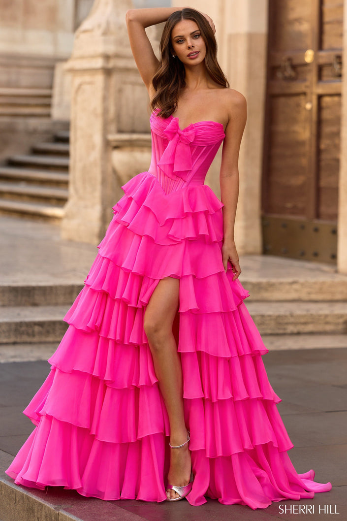Sherri Hill 57923 strapless ballgown