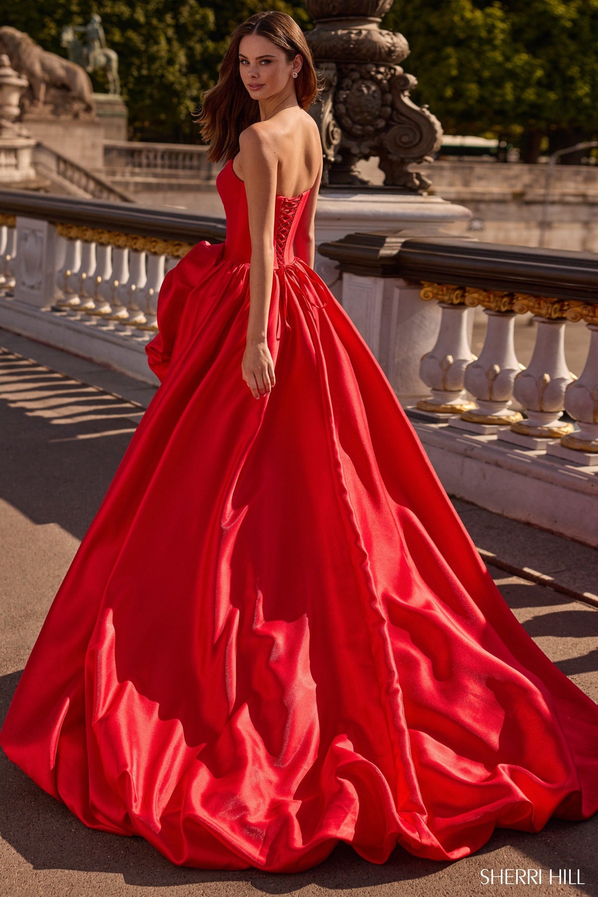 Sherri Hill 57778 strapless ballgown