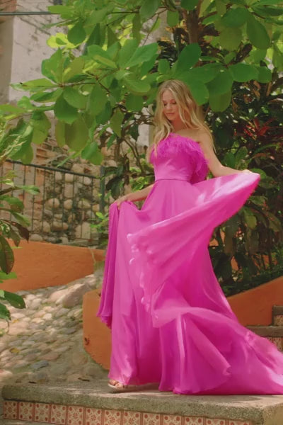 Sherri Hill 54909 strapless A-line gown video