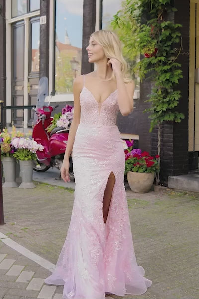 Sherri Hill 56251 fitted lace gown video