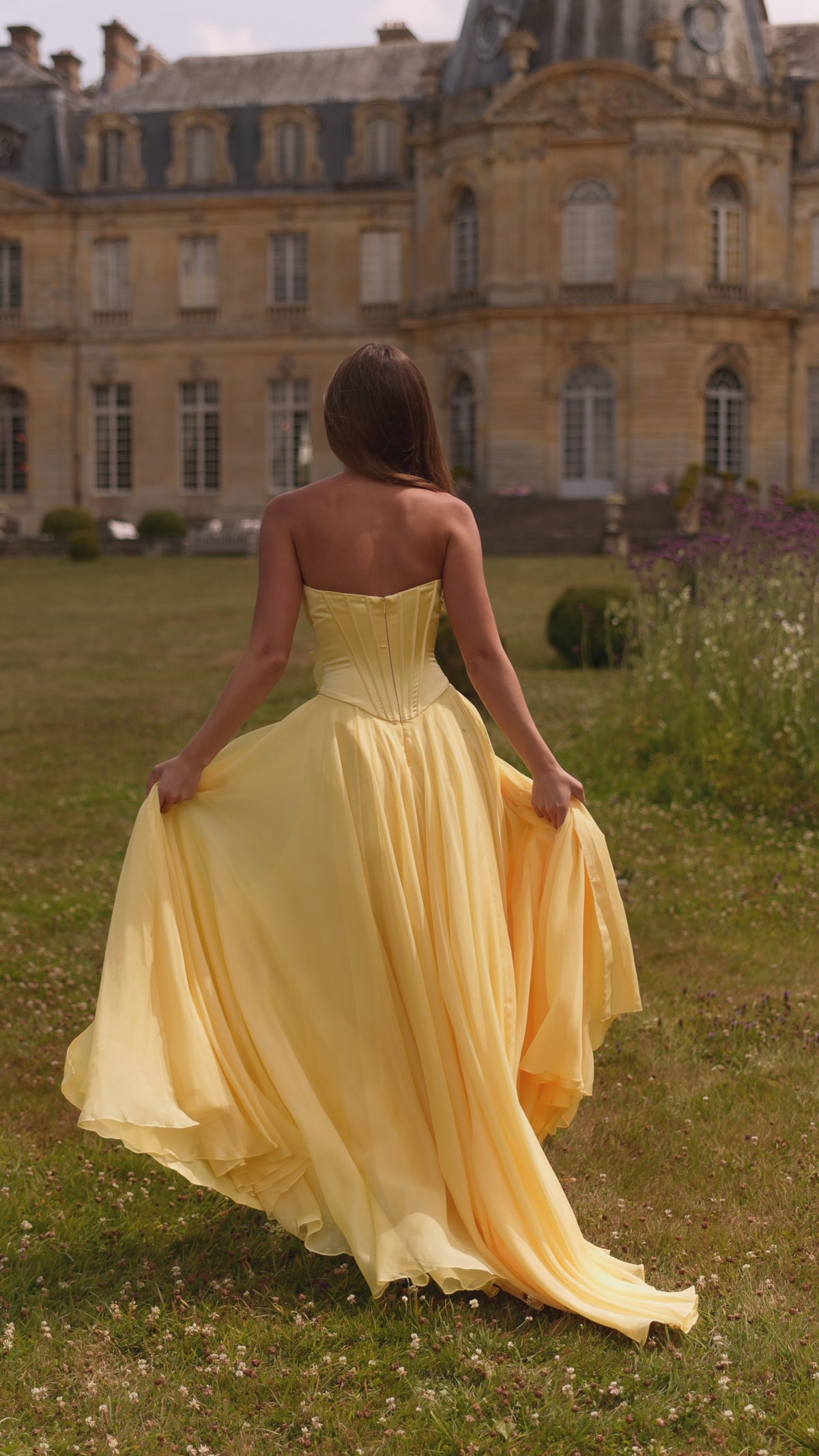 Sherri Hill 57810 strapless A-line gown video