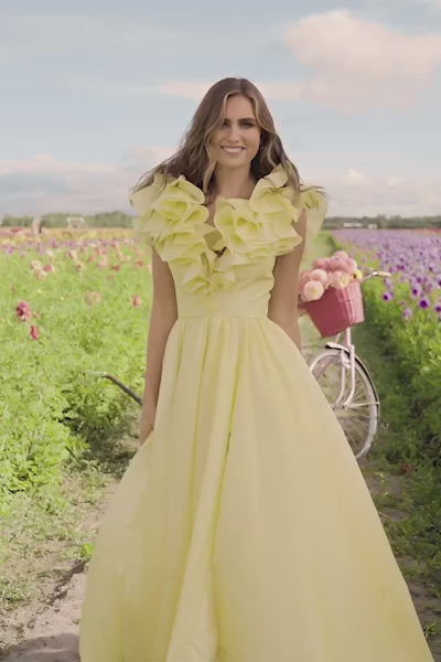 Sherri Hill 56122 taffeta A-line gown video