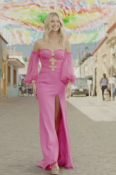 Sherri Hill 55427 strapless scuba gown video