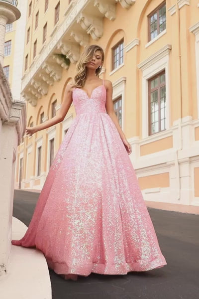 Sherri Hill 54261 soft sequin ball gown video