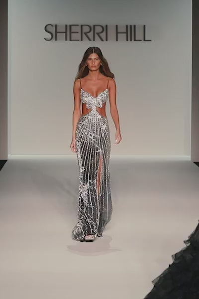 Sherri Hill 57216 fully beaded fitted gown video