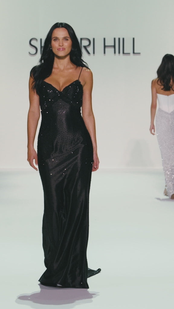 Sherri Hill 57821 hot stone slip dress video