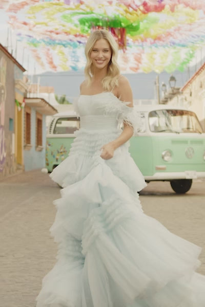 Sherri Hill 55507 tulle ball gown video