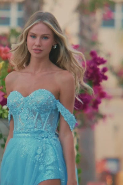 Sherri Hill 54866 sequin corset romper video