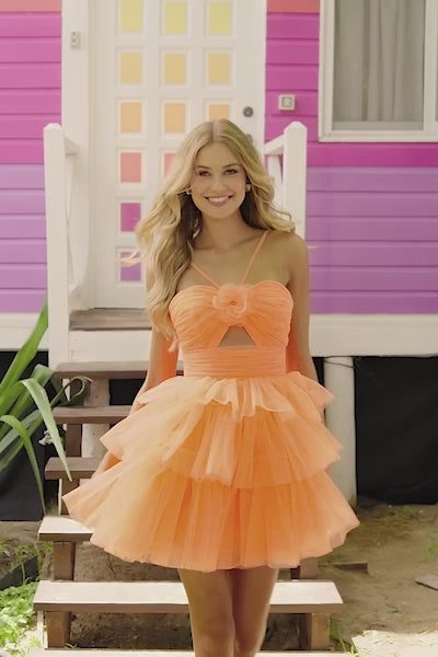 Sherri Hill 56113 tulle cocktail dress video