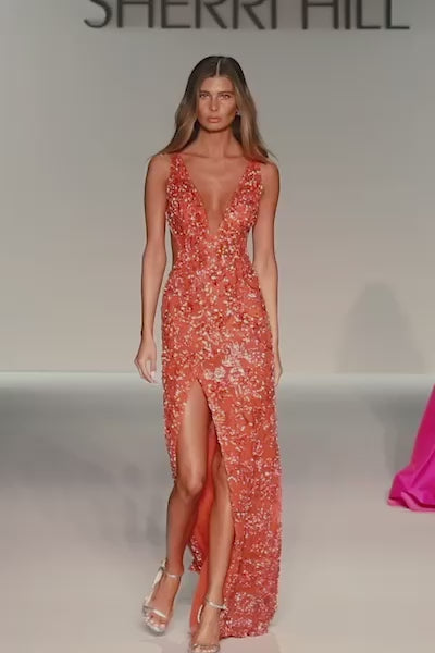 Sherri Hill 67053 fully beaded fitted gown video