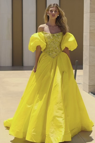 Sherri Hill 55641 taffeta ball gown video