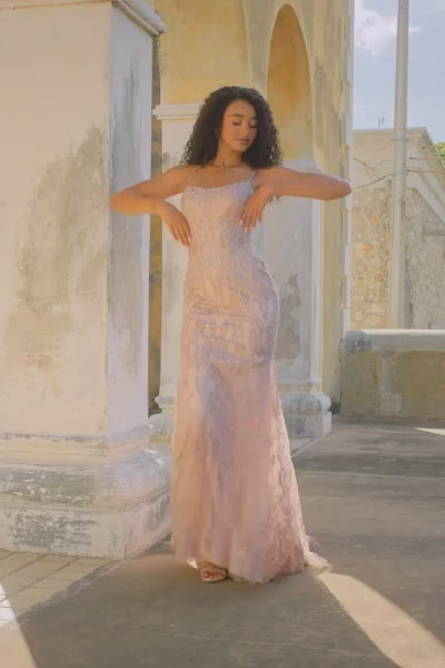 Sherri Hill 54165 fitted lace gown video