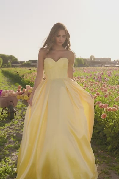 Sherri Hill 56133 strapless mikado ball gown video