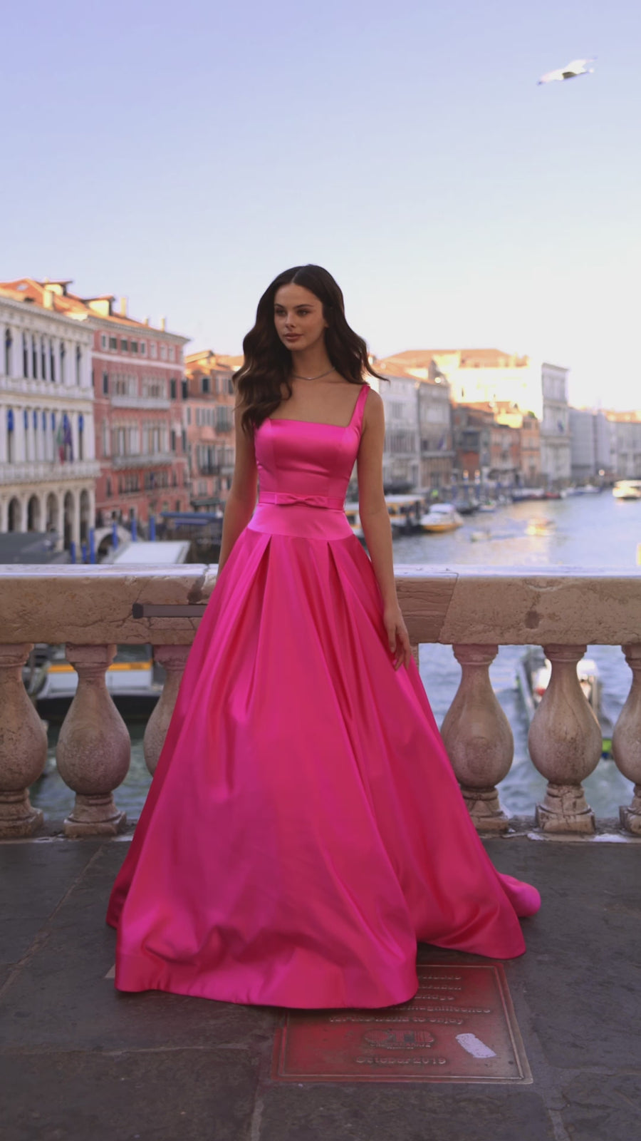 Sherri Hill style 57480 in lilac, Satin Ballgown
