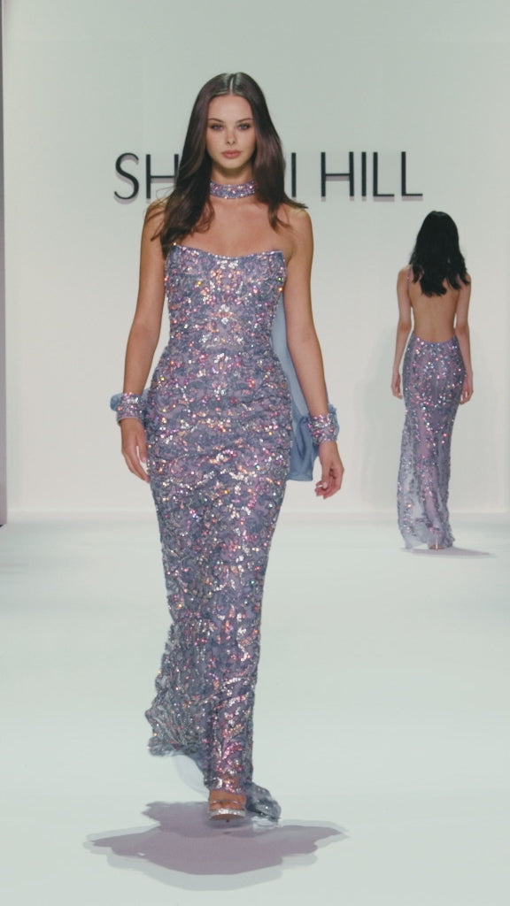 Sherri Hill 67165 fully beaded strapless gown video