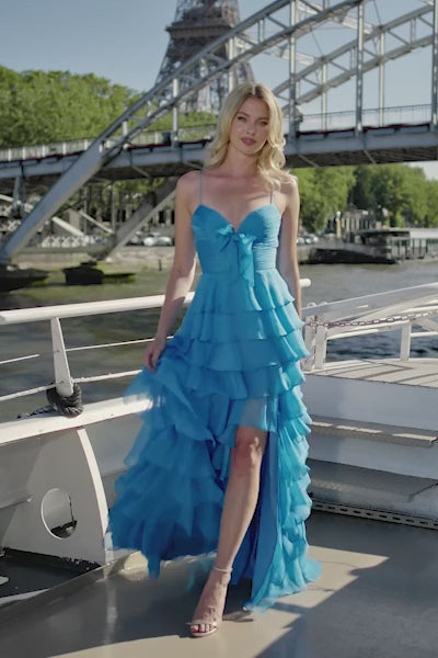 Sherri Hill 56871 chiffon gown video
