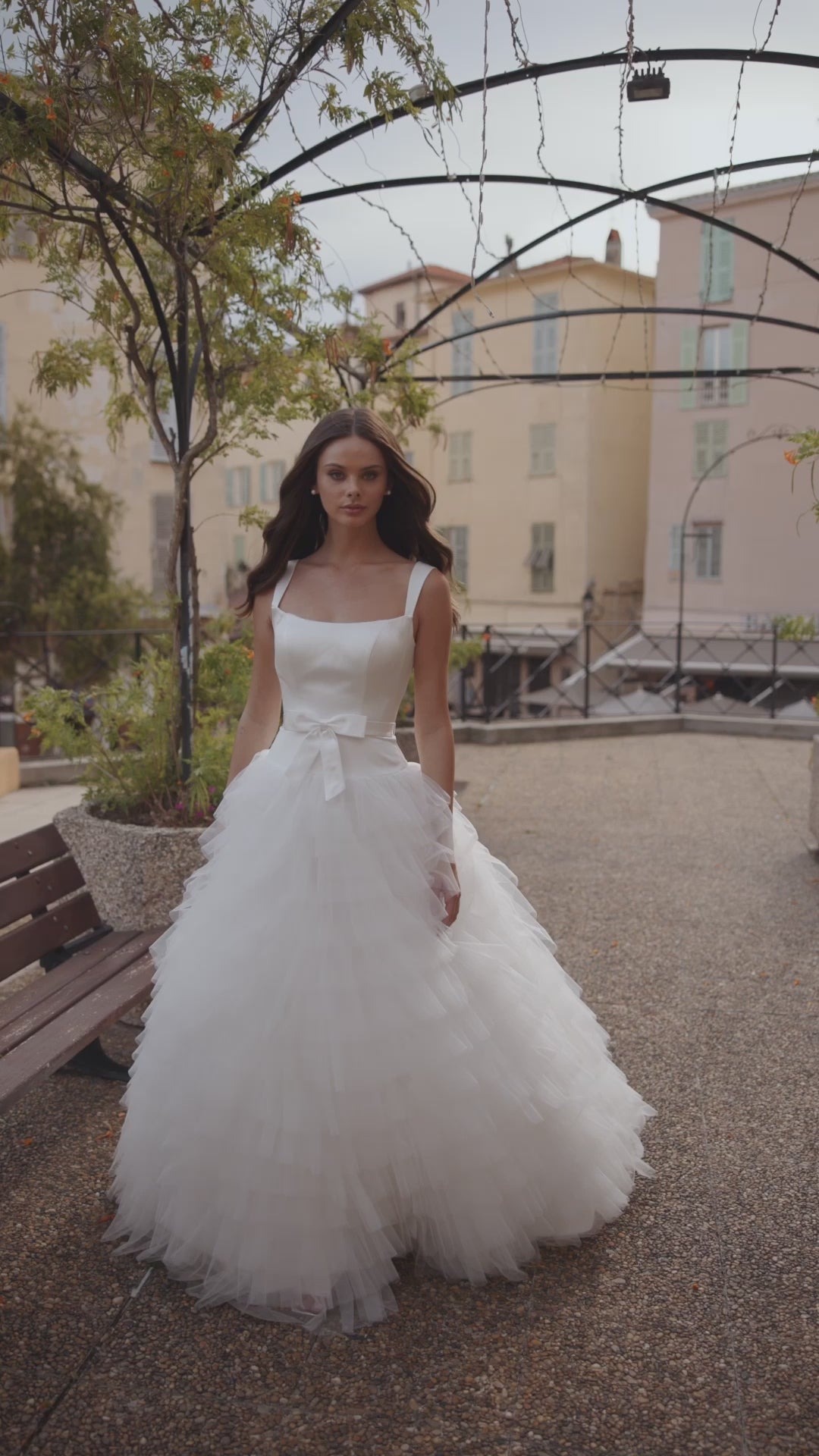 Sherri Hill 57117 satin bodice ball gown video