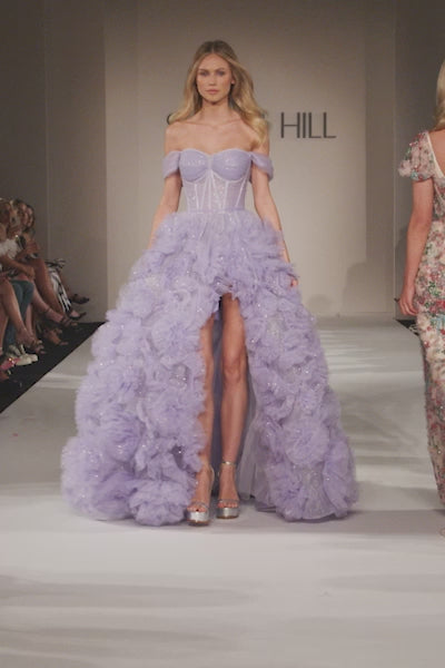 Sherri Hill 55438 shimmer tulle ballgown video