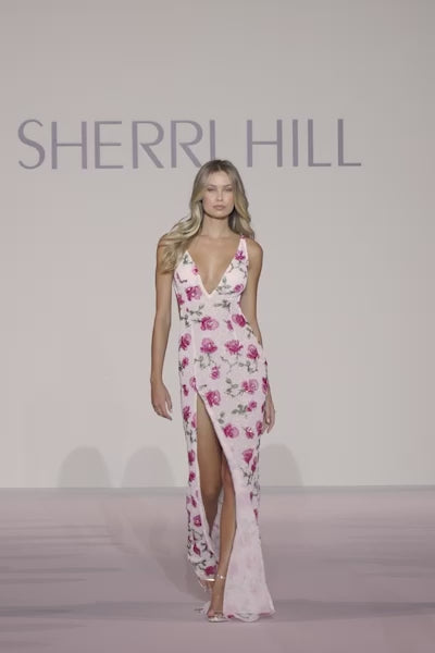 Sherri Hill 56300 beaded floral gown video