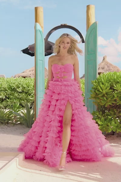 Sherri Hill 56067 strapless ball gown video