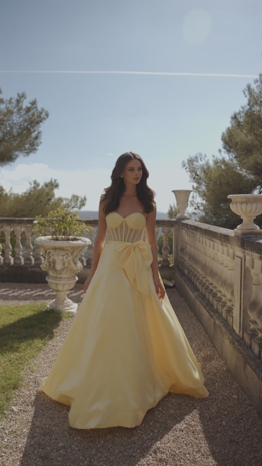 Sherri Hill 57035 strapless ball gown video
