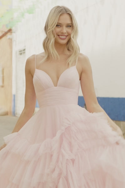 Sherri Hill 55461 ruffle tulle ballgown video