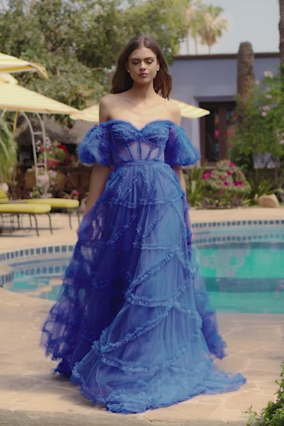 Sherri Hill 55558 tulle gown video