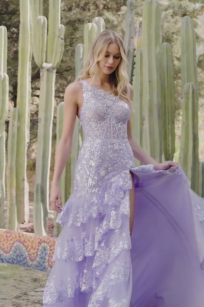Sherri Hill 55800 one shoulder sequin mermaid gown video