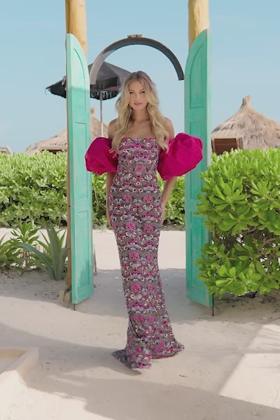 Sherri Hill 56150 fully beaded strapless gown video