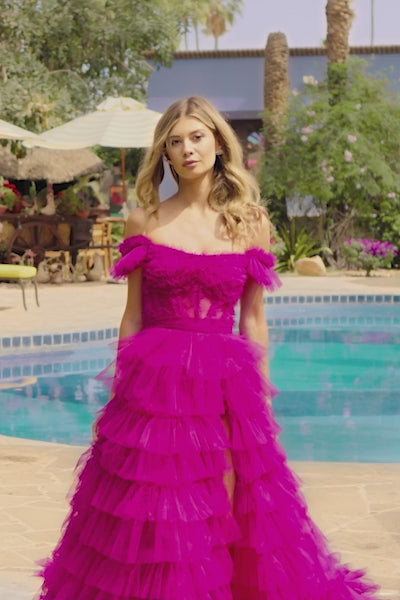 Sherri Hill 55850 tulle gown video