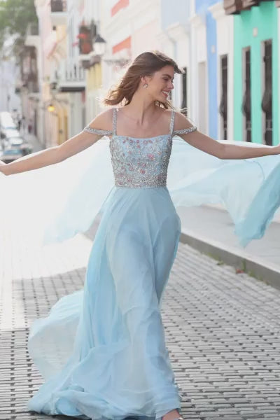 Sherri Hill 54390 chiffon gown video