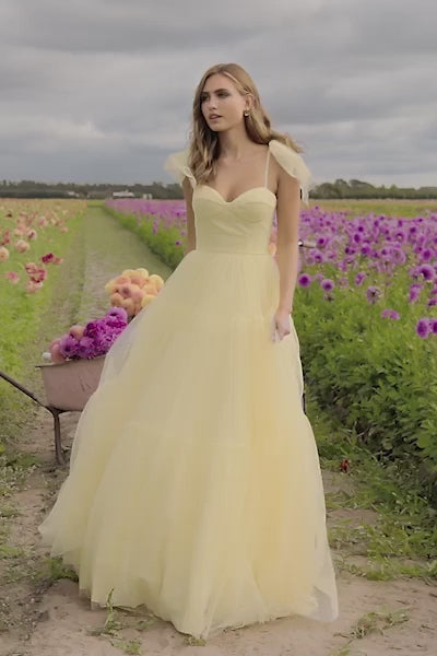 Sherri Hill 56126 swiss dot fabric ballgown video