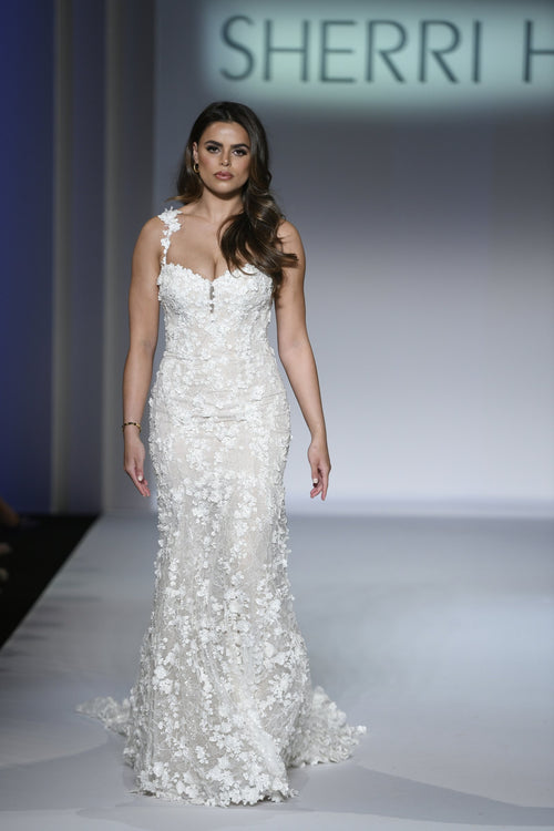Sherri Hill style 81029 on the Fall 2022 runway