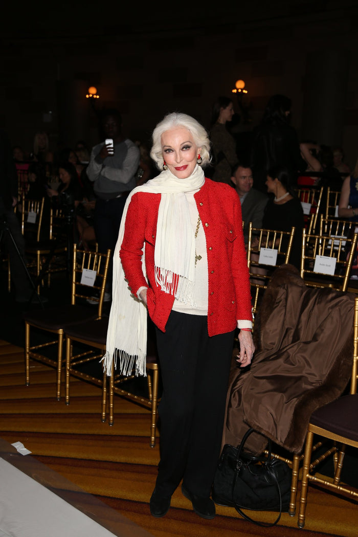Carmen Dell'Orefice in the front row