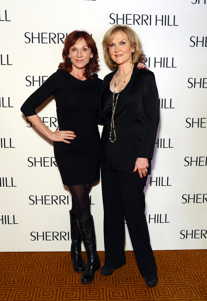 Actress Marilu Henner and Sherri Hill on the red carpet