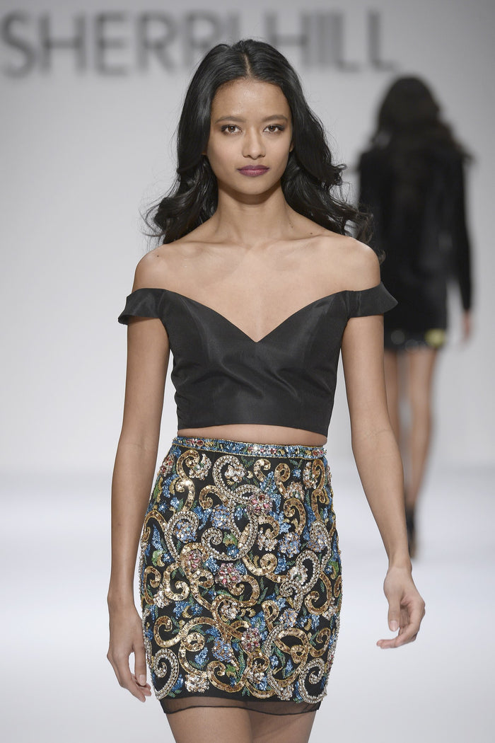 Sherri Hill Fall 2017 runway, look 21