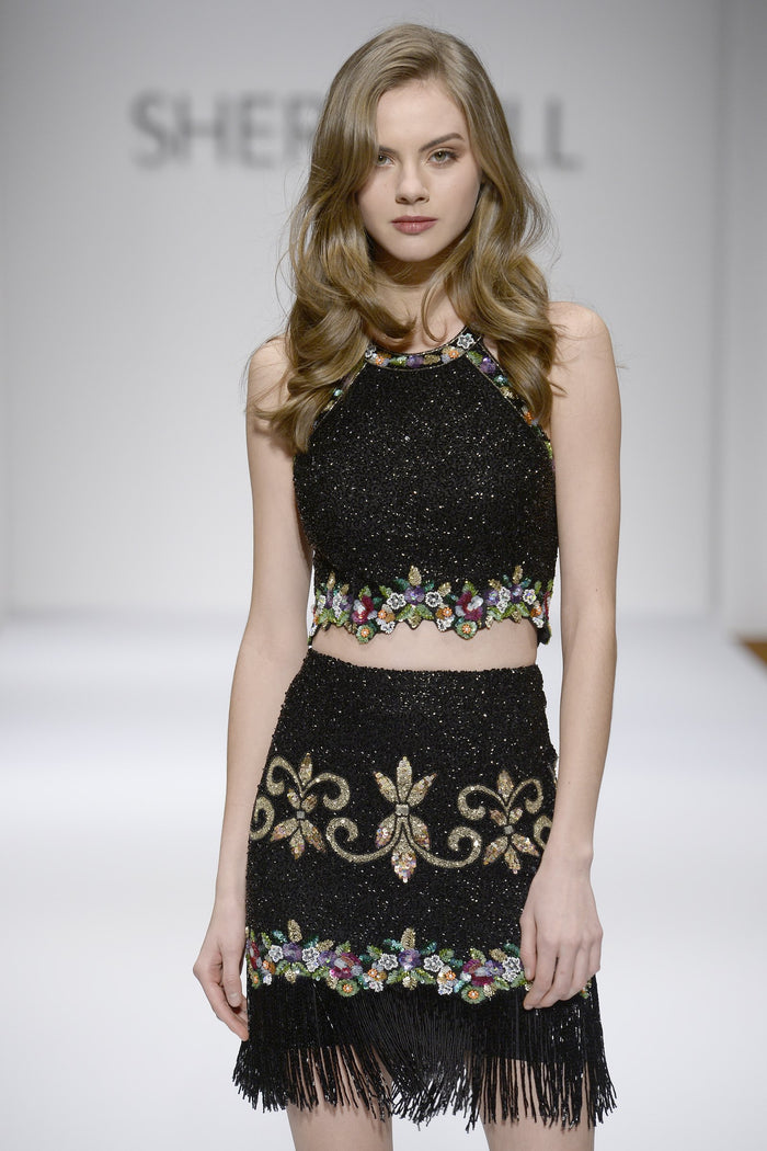 Sherri Hill Fall 2017 runway, look 22