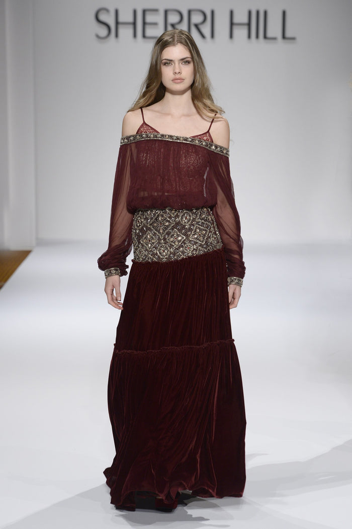 Sherri Hill Fall 2017 runway, look 28