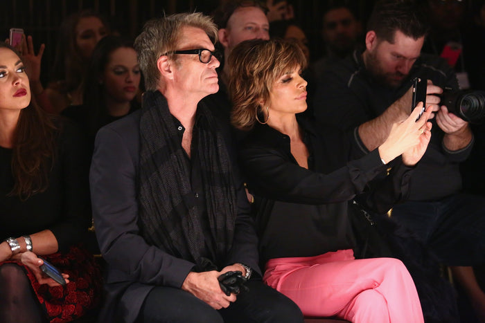 Harry Hamlin and Lisa Rinna in the front row