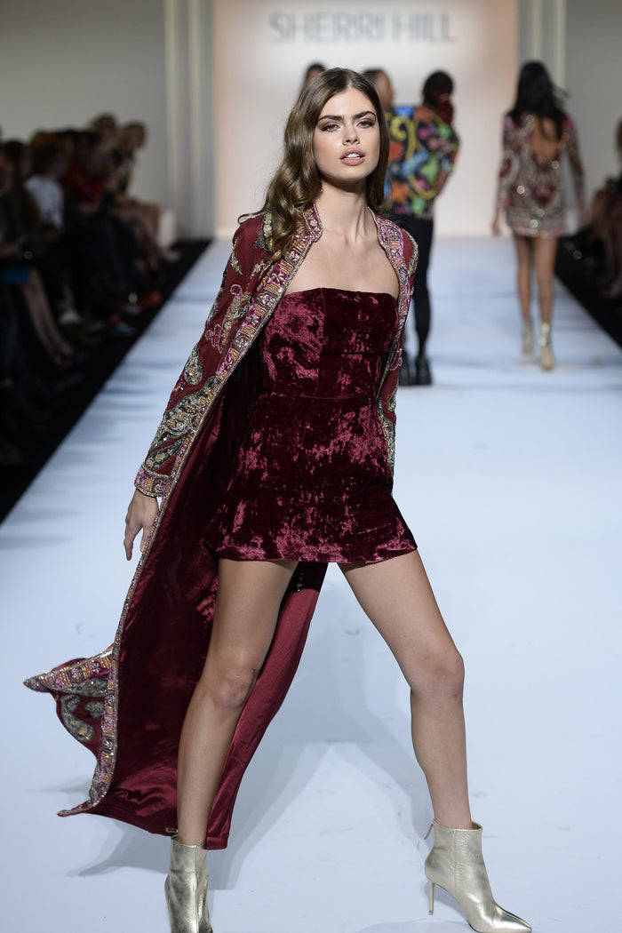Sherri Hill style 53047, Fall 2019 runway