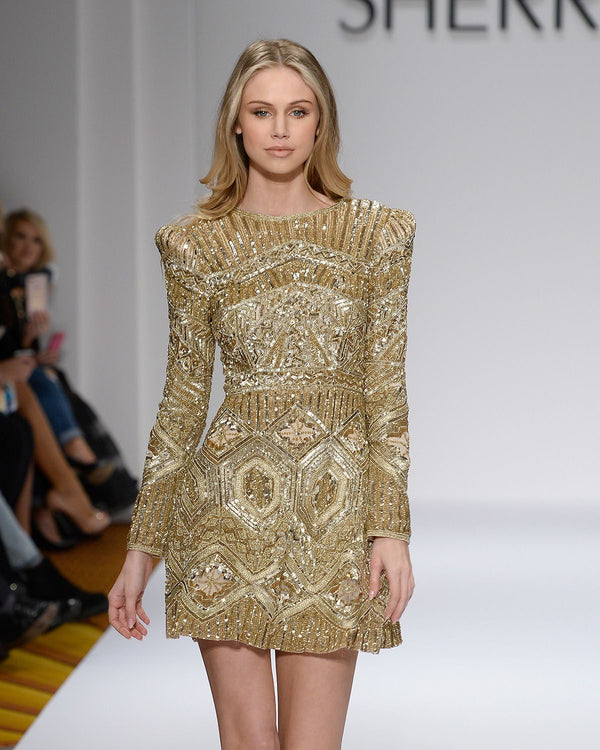 Fall 2017 collection — Sherri Hill at New York Fashion Week, February 13, 2017